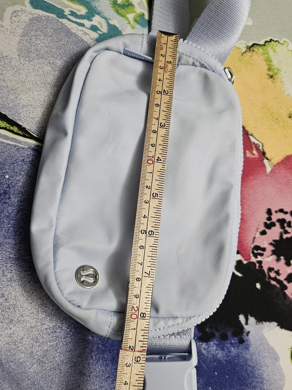 lululemon Powder Blue Mesh Interior Belt Bag